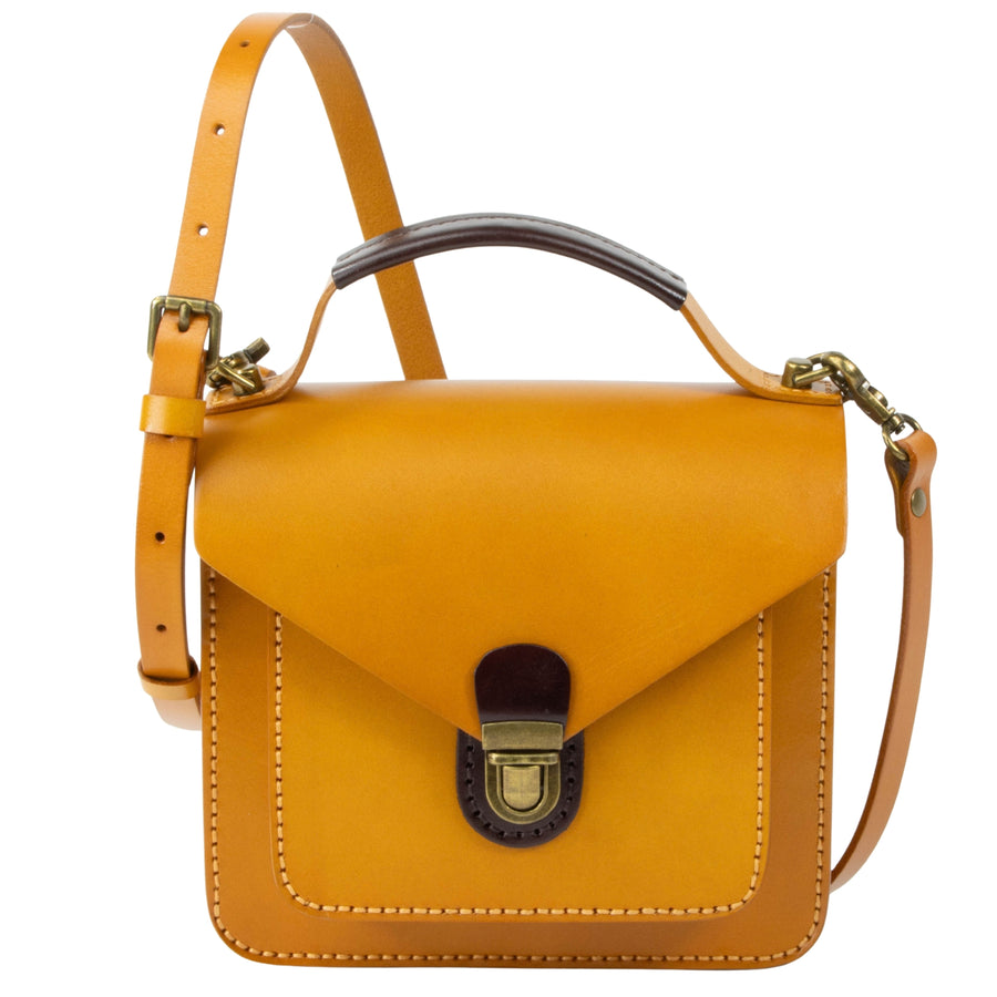 DE LAMASSU® (Lettera) leren handtas met envelopklep – Limited Edition