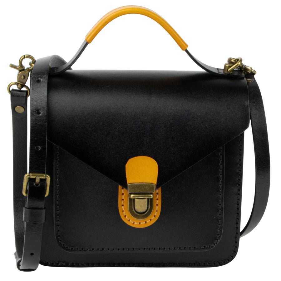 DE LAMASSU® (Lettera) leren handtas met envelopklep – Limited Edition