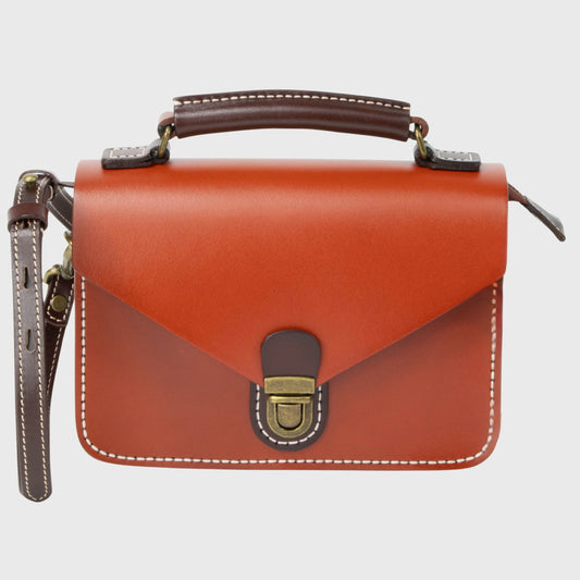 DE LAMASSU® (Perla) mini leren satchel met handvat – Limited Edition