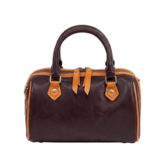 DE LAMASSU® (Bauletto) mini leren bowlingtas – Limited Edition