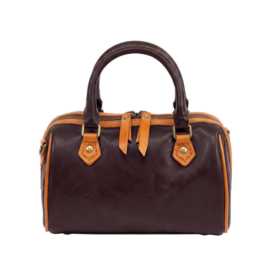 DE LAMASSU® (Bauletto) mini leren bowlingtas – Limited Edition