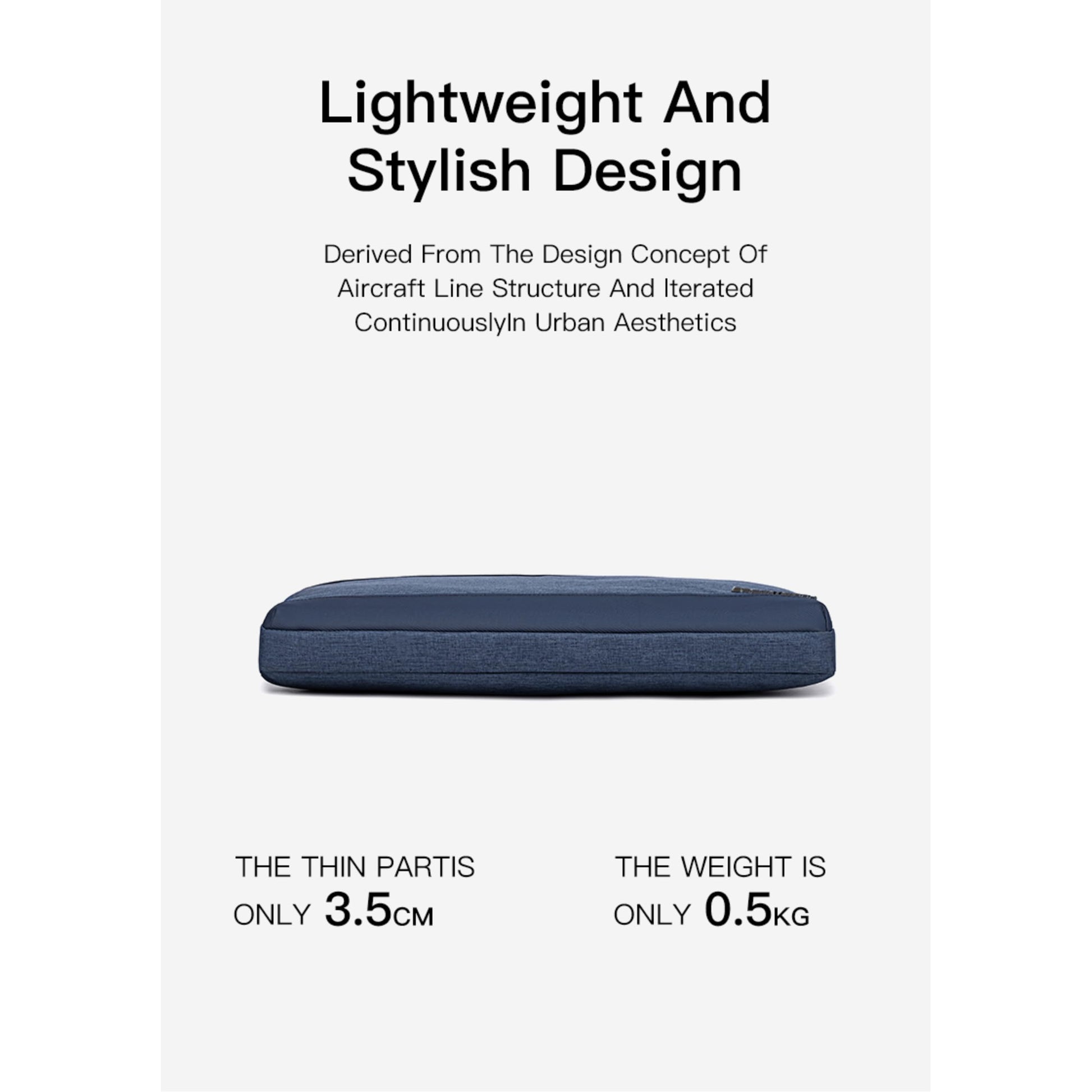 DE LAMASSU Lira laptoptas blauw