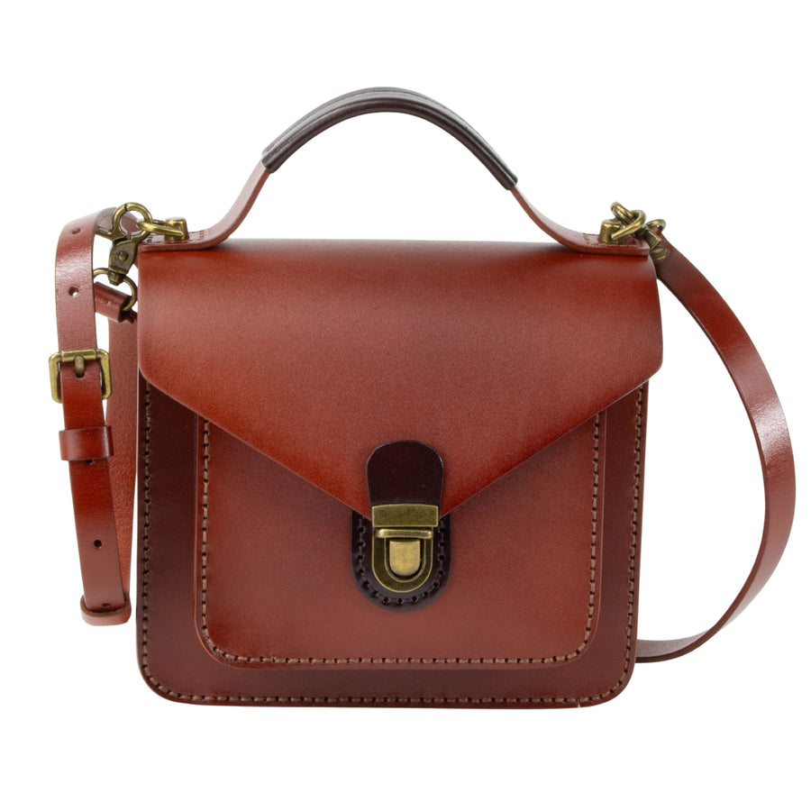 DE LAMASSU® (Lettera) leren handtas met envelopklep – Limited Edition