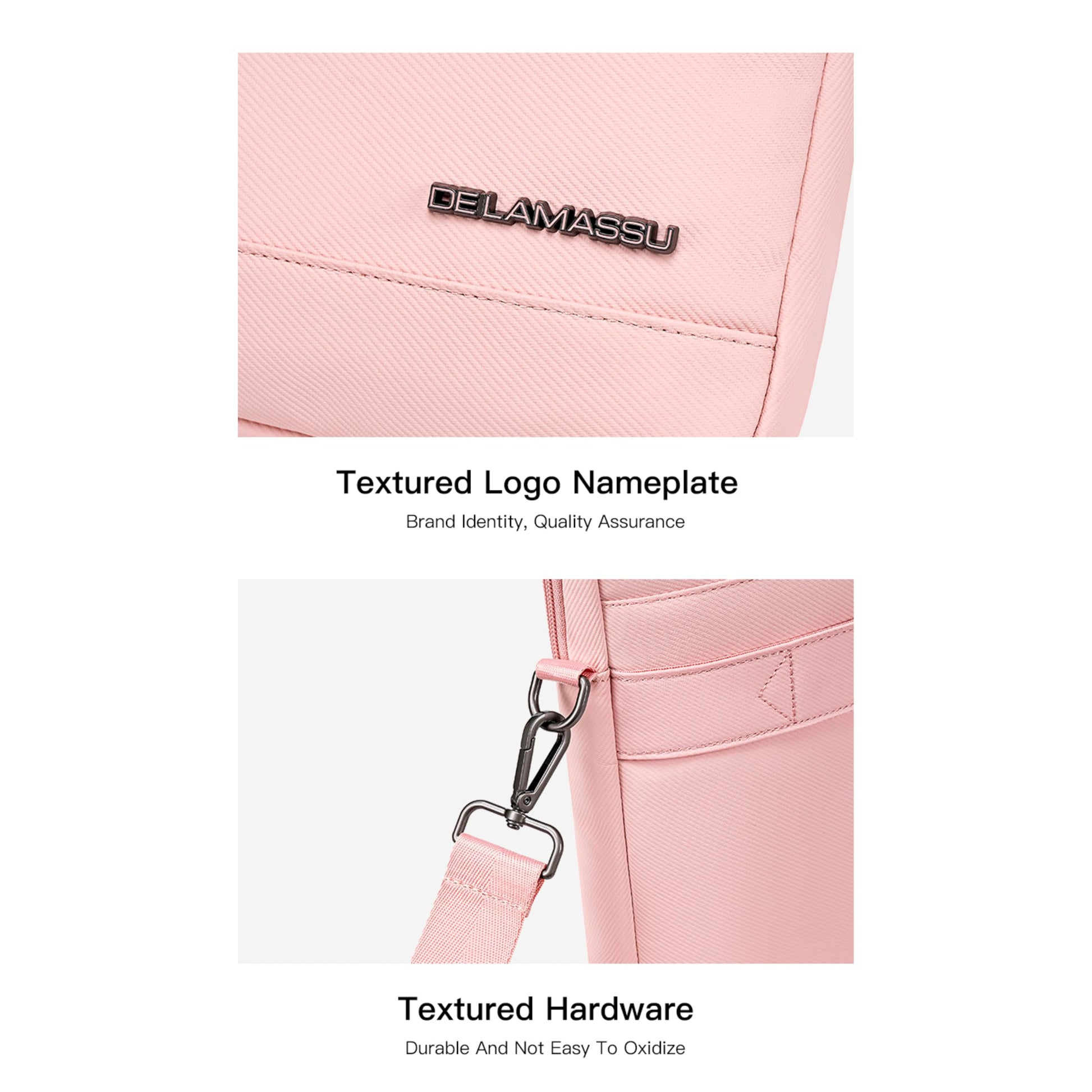 DE LAMASSU Lira laptoptas roze