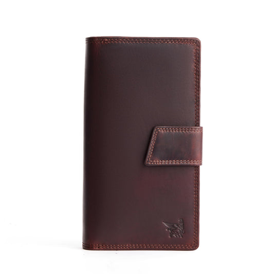 THE LAMASSU® (Amara) Leather Women's Wallet – Genuine Leather – 27 Card Slots – RFID Protection – Spacious & Elegant – Luxury Gift Box