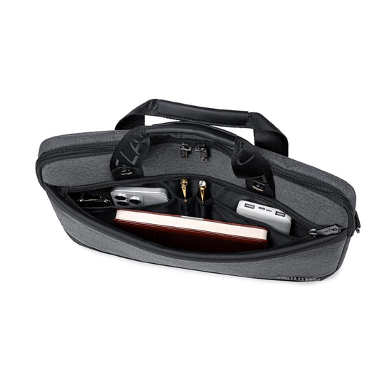 DE LAMASSU® (Lira) Laptoptas 15,6–16 Inch – Slank & Lichtgewicht – Waterafstotend – Met Trolleyband – Business Laptop Sleeve Unisex