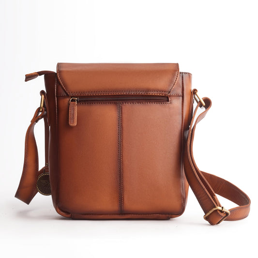 DE LAMASSU® (Luna) Leren Schoudertas & Crossbody – Echt Leer – Compact & Elegant – Unisex – Luxe Geschenkverpakking