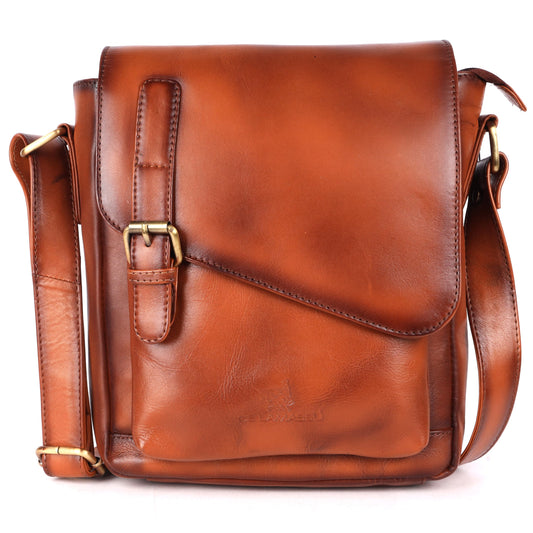 DE LAMASSU® (Luna) Leren Schoudertas & Crossbody – Echt Leer – Compact & Elegant – Unisex – Luxe Geschenkverpakking